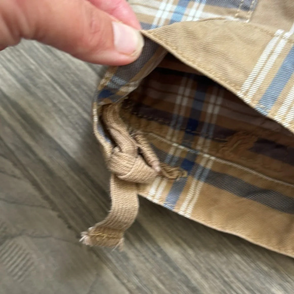 Diesel | Vintage early 2000’s checkered tan and blue cargo shorts - Picture 13 of 13